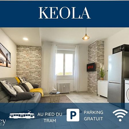 Homey Keola - Parking Prive Gratuit - Aux Portes De Geneve - Au Pied Du Tram - Appartement Avec 1 Chambre Et Un Grand Salon Avec Un Canape-Lit Амбиёи Экстерьер фото