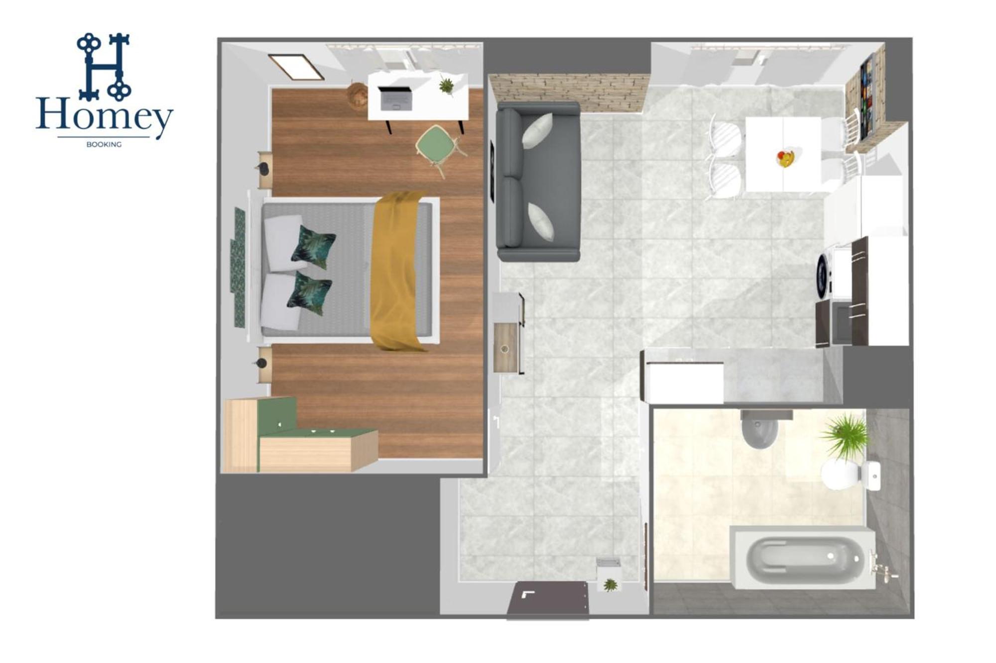 Homey Keola - Parking Prive Gratuit - Aux Portes De Geneve - Au Pied Du Tram - Appartement Avec 1 Chambre Et Un Grand Salon Avec Un Canape-Lit Амбиёи Экстерьер фото