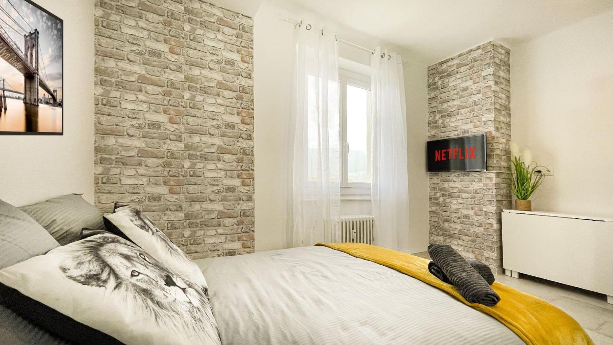 Homey Keola - Parking Prive Gratuit - Aux Portes De Geneve - Au Pied Du Tram - Appartement Avec 1 Chambre Et Un Grand Salon Avec Un Canape-Lit Амбиёи Экстерьер фото