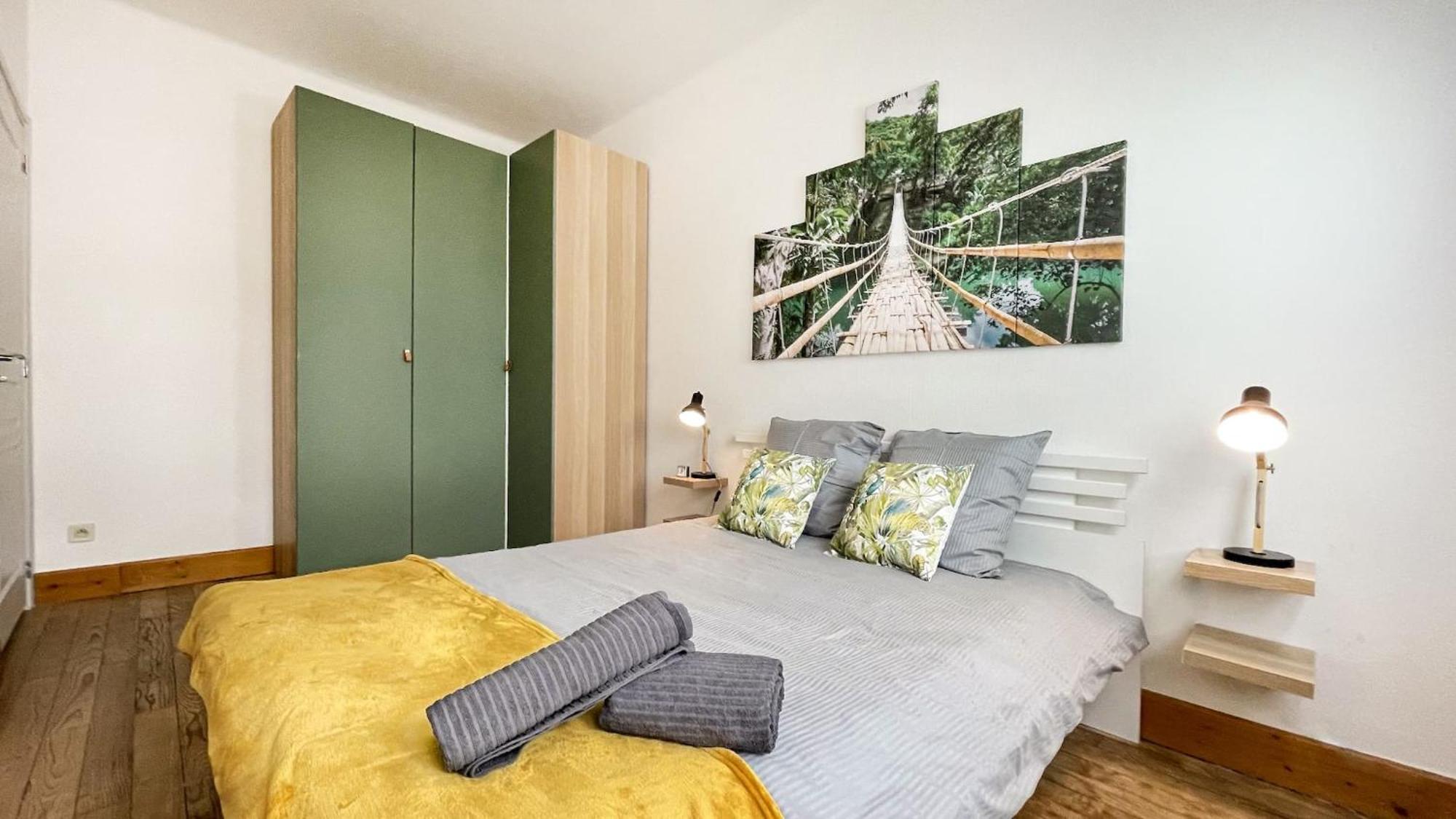 Homey Keola - Parking Prive Gratuit - Aux Portes De Geneve - Au Pied Du Tram - Appartement Avec 1 Chambre Et Un Grand Salon Avec Un Canape-Lit Амбиёи Экстерьер фото