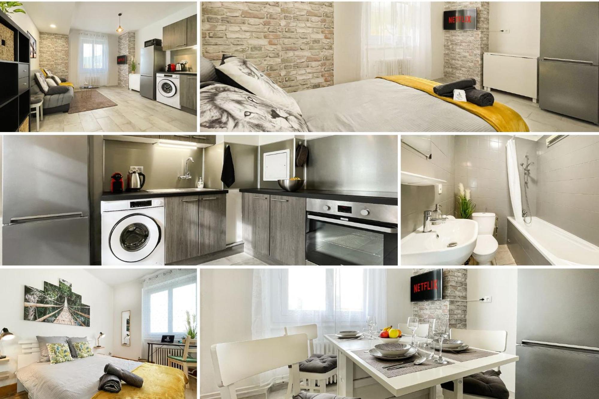 Homey Keola - Parking Prive Gratuit - Aux Portes De Geneve - Au Pied Du Tram - Appartement Avec 1 Chambre Et Un Grand Salon Avec Un Canape-Lit Амбиёи Экстерьер фото