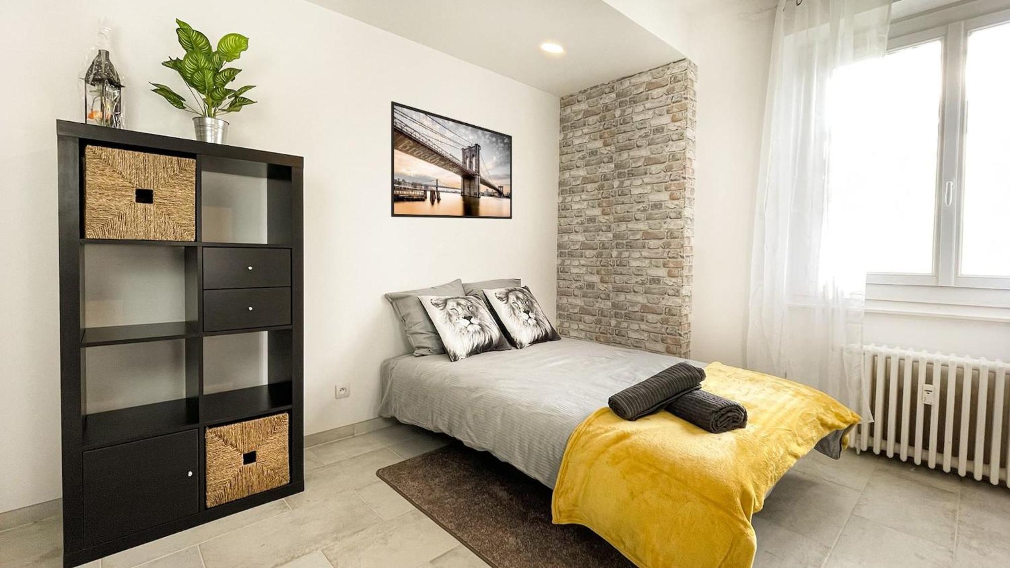 Homey Keola - Parking Prive Gratuit - Aux Portes De Geneve - Au Pied Du Tram - Appartement Avec 1 Chambre Et Un Grand Salon Avec Un Canape-Lit Амбиёи Экстерьер фото