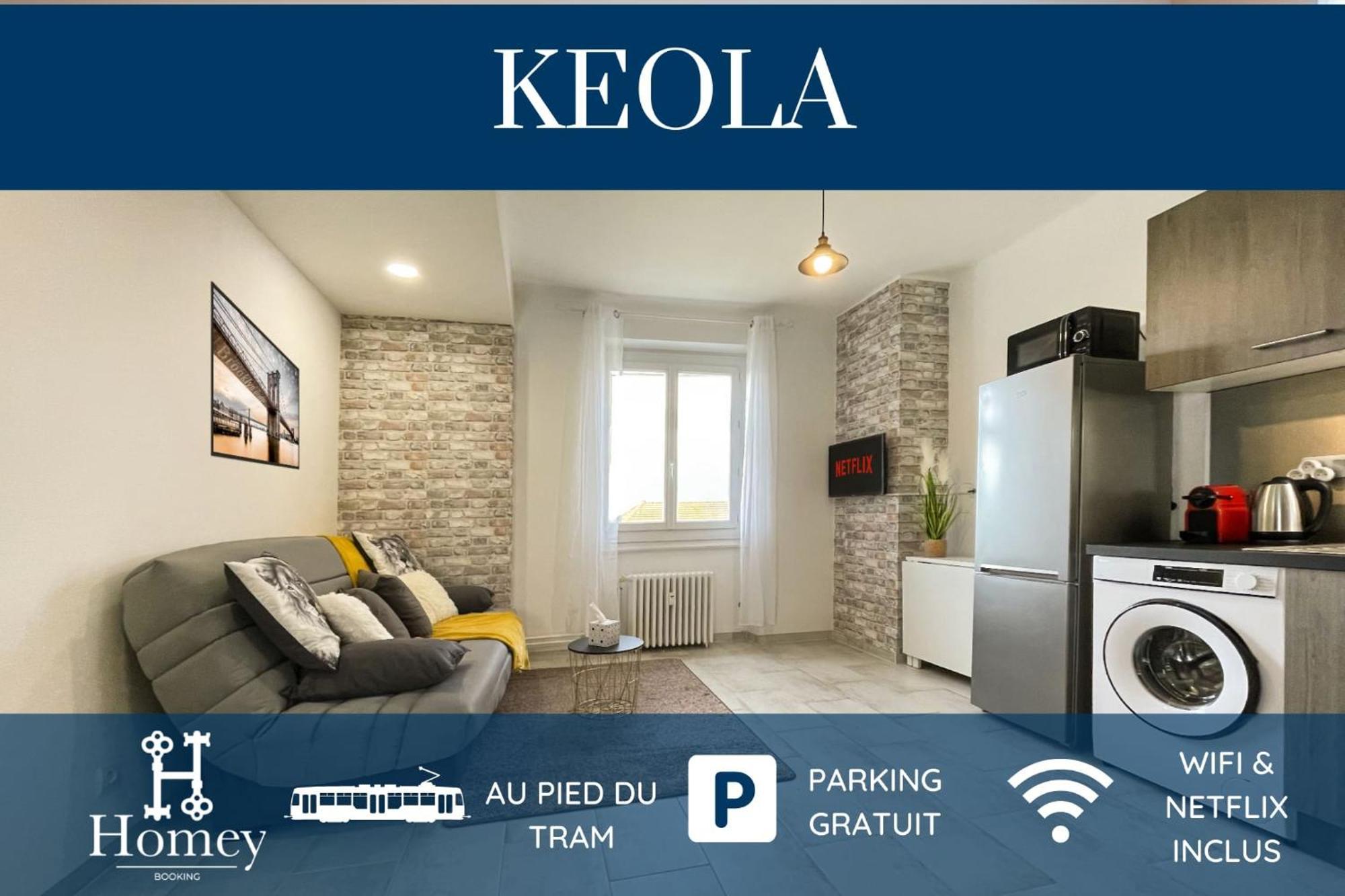 Homey Keola - Parking Prive Gratuit - Aux Portes De Geneve - Au Pied Du Tram - Appartement Avec 1 Chambre Et Un Grand Salon Avec Un Canape-Lit Амбиёи Экстерьер фото